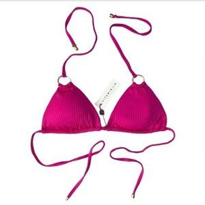 Vitamin A Cosmo Top Bikini Magenta Pink L 10